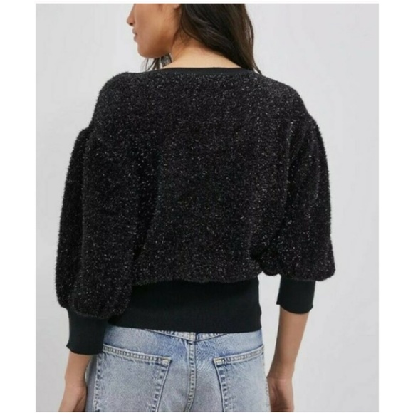 Anthropologie  Pamela Tinsel Balloon Sweater XL - Picture 4 of 8